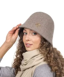 bezowy-kapelusz-bucket-czapka-damski-welniany-elegancki-gladki