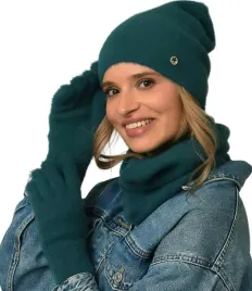 butelkowa-zielen-damski-komplet-czapka-szalik-komin-rekawice-zestaw-zimowy