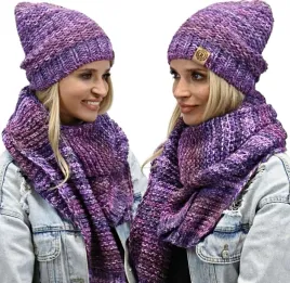 cieply-komplet-czapka-szal-fioletowy-melanz-wz2