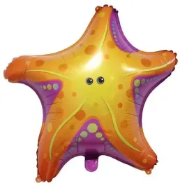 balon-urodzinowy-rozgwiazda-ocean-zwierzeta-morskie-na-urodziny-65cm