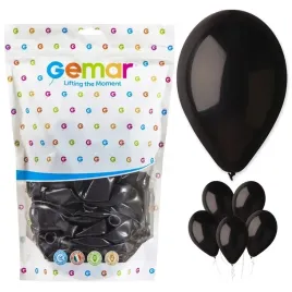balony-pastelowe-czarne-14-gemar-urodziny-lateksowe-g110-30cm-100szt