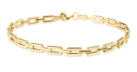 zlota-damska-bransoletka-link-chain-klasyczny-wzor-14kt-585