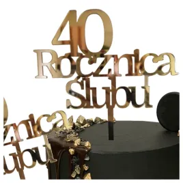 40-rocznica-slubu-topper-na-tort-toper-piker-zloty-plexi-dekoracja-tortu