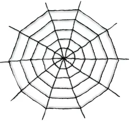 straszna-dekoracja-wiszaca-na-halloween-pajeczyna-pluszowa-150cm