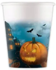 kubeczki-jednorazowe-halloween-straszny-dom-dynie-dla-dzieci-urodziny-8szt