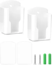 uchwyt-scienny-na-pilota-samoprzylepny-bialy-organizer-zestaw-2-sztuki