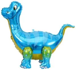 balon-foliowy-dinozaur-niebieski-stojacy-urodziny-70cm