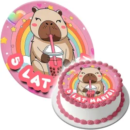 oplatek-jadalny-na-tort-kapibara-capybara-urodziny-tekst-twoj-napis