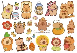 tatuaze-zmywalne-dla-dzieci-kapibara-capibara-kapybara-capybara-cg626