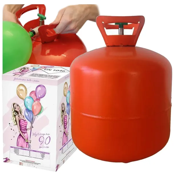 BUTLA Z HELEM NA URODZINY 0,70 m3 NA 90 BALONÓW