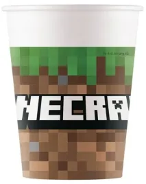 kubeczki-urodzinowe-papierowe-piksele-tnt-minecraft-pixel-urodziny-8szt
