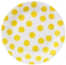 talerzyki-papierowe-biale-w-zolte-grochy-groszki-na-urodziny-6szt