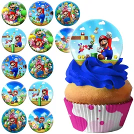 oplatek-na-tort-babeczki-muffinki-super-mario-bros-luigi-zestaw-12szt