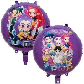 balon-foliowy-okragly-demon-hunters-huntrix-zoey-mira-rumi-urodziny-45cm