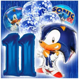 balony-foliowe-sonic-11-jedenaste-urodziny-niebieski-jez-hel-prezent-11el