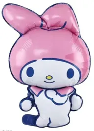balon-foliowy-hello-kitty-kuromi-sanrio-my-melody-kotek-urodziny-60cm