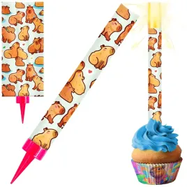 fontanna-swieczka-tortowa-raca-na-tort-kapibara-capybara-urodziny-12cm-1szt