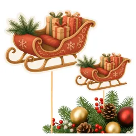 sanie-mikolaja-topper-piker-toper-boze-narodzenie-dekoracje-swiateczne-10cm