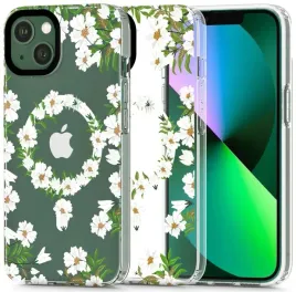 etui-tech-protect-magmood-magsafe-iphone-13-white-daisy