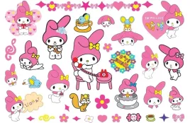 tatuaze-zmywalne-dla-dzieci-kuromi-hallo-kitty-cg121