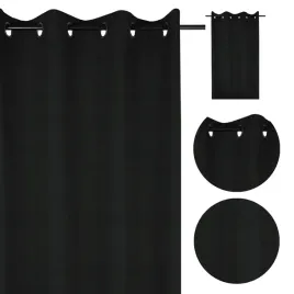 zaslona-gotowa-czarna-140x260-cm-na-przelotkach-kolkach-loft-ciemna-dluga