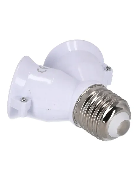 adapter-rozdzielacz-e27-na-2x-e27-do-zarowek-kolor-bialy