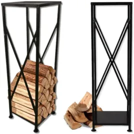 designerski-stojak-na-drewno-kominkowe-stalowy-nowoczesny-krzyzowy-design