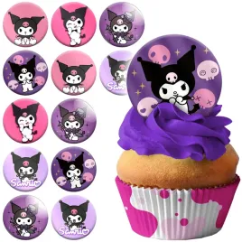 oplatek-na-tort-babeczki-muffinki-kuromi-hello-kitty-zestaw-12szt