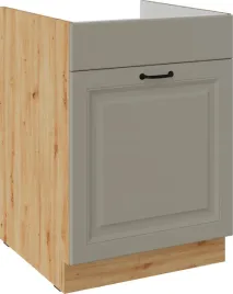 szafka-stilo-60-dolna-pod-zlew-jasnoszary-dab-artisan-1-szuflada