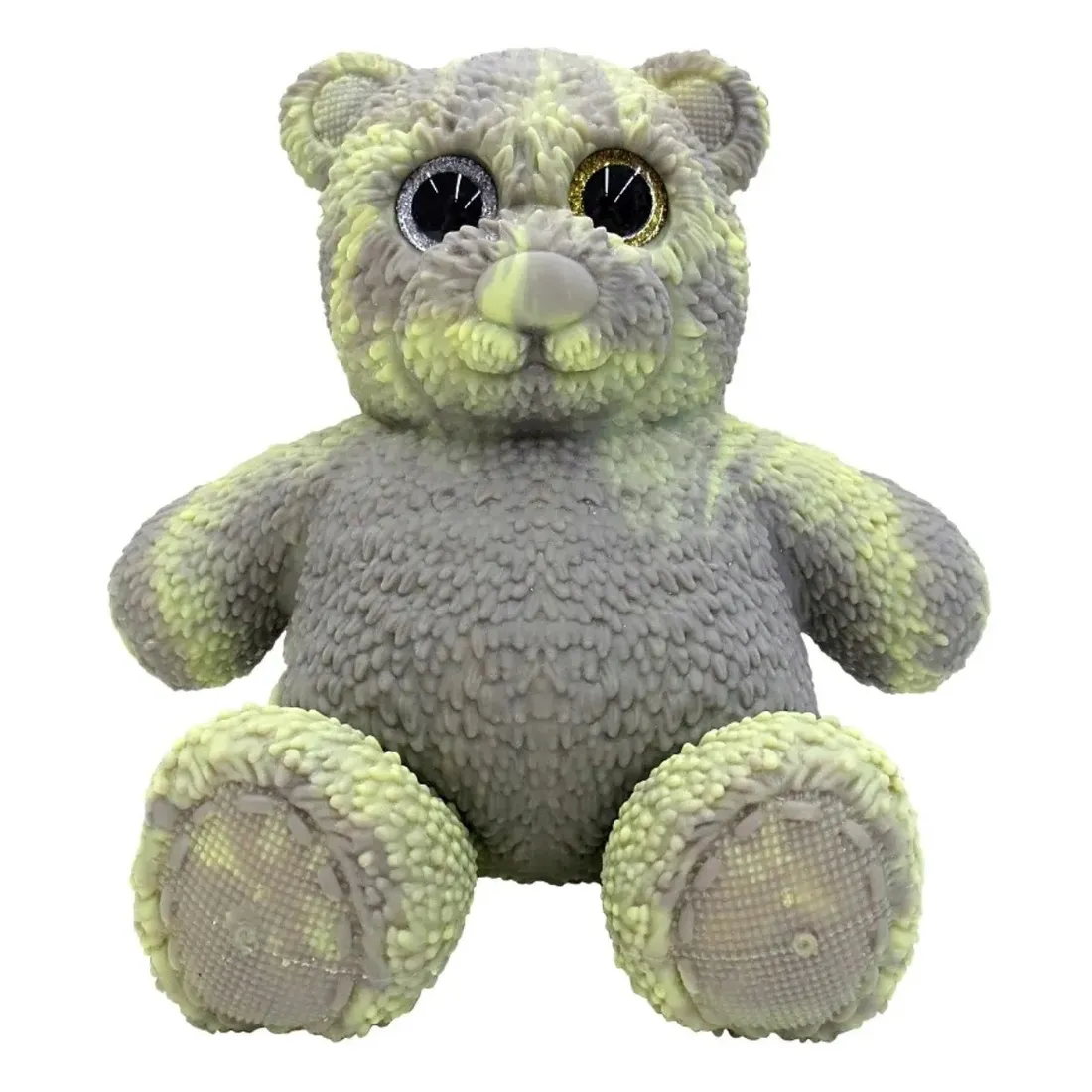 mieciusie-misie-swiecace-w-ciemnosci-pachnace-wanilia-szaro-zolty-miekki-stan-nowy