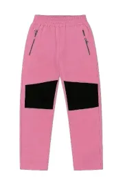 spodnie-zimowe-z-polarem-ocieplane-na-zime-dzieciece-158-softshell-rozowe