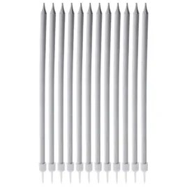 12-x-swieczki-do-tortu-urodzinowe-srebrne-dlugie-wbijane-podstawki-822262