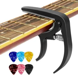 kapodaster-do-gitary-klasyczej-ukulele-capo-metalowy-kostki-do-gry-czarny