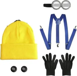 stroj-minionka-przebranie-minion-czapka-okulary-oczy-rekawiczki-zestaw-5-el