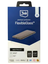 szklo-hybrydowe-3mk-flexibleglass-apple-iphone-15-ochrona-ekranu