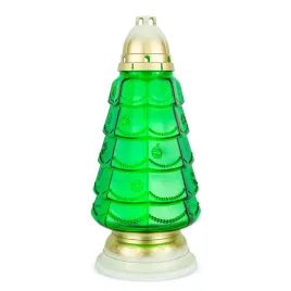duzy-znicz-szklany-choinka-37-cm-zielony-dp785-boze-narodzenie-z-wkladem