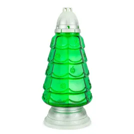 duzy-znicz-szklany-choinka-37-cm-zielony-dp785-na-boze-narodzenie-z-wkladem