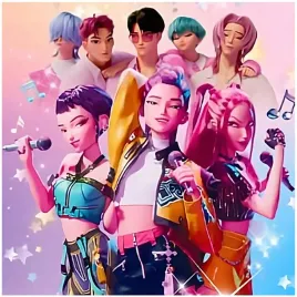 serwetki-jednorazowe-urodzinowe-demon-hunters-huntrix-33cm-impreza-20szt