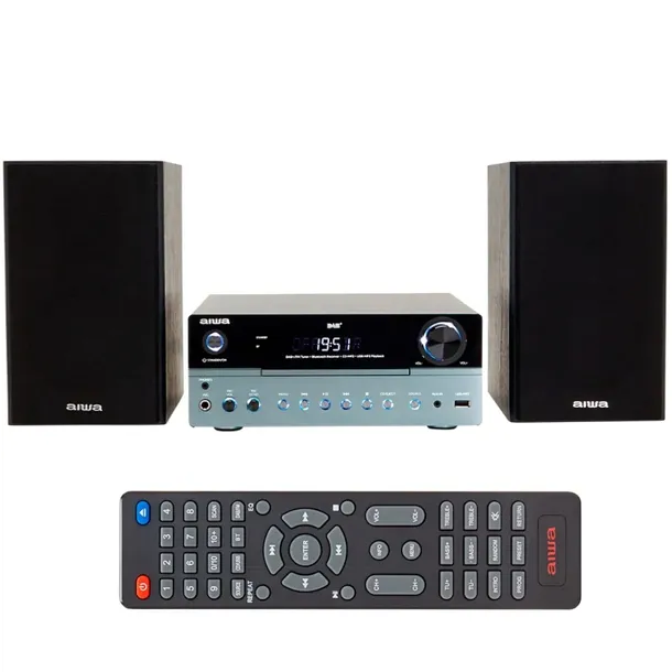 Aiwa MSBTU-700DAB 50W Bluetooth Radio FM, DAB Czarny
