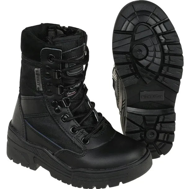 Buty Dziecięce Trekkingowe Harcerskie Kombat UK PATROL KIDS - Czarne 33