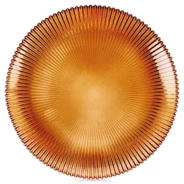 talerz-deserowy-prazkowany-szklany-pomaranczowy-estetyczny-amber-21x21-cm