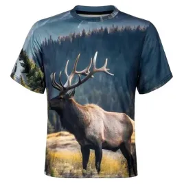 koszulka-mysliwska-z-nadrukiem-3d-majestatyczny-jelen-3xl
