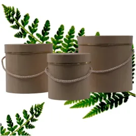 box-na-kwiaty-flower-prezent-pudelko-flowerbox-w9144-g-kraft-3sztuki-zestaw