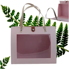 pudelko-opakowanie-ozdobne-prezentowe-torebka-rozowa-12x29x23-cm-w3934-1