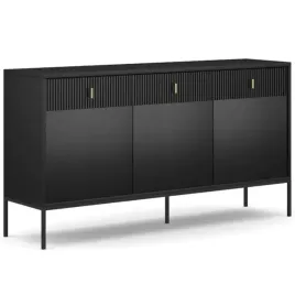 komoda-z-szufladami-duza-do-salonu-sypialni-ryflowana-czarna-marcos-154-cm