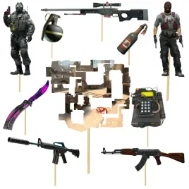 toppery-topper-dekoracja-tort-babeczki-urodziny-cs-counter-strike-gra-10szt