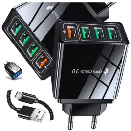 fast-ladowarka-sieciowa-4x-usb-3a-szybkie-ladowanie-uniwersalna-kabel