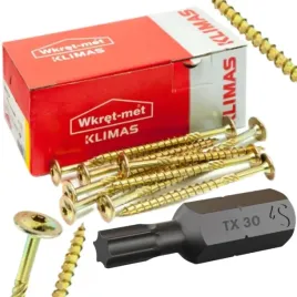 wkrety-do-drewna-ciesielskie-leb-podkladkowy-wkcp-6x100-100szt-bit-torx-t30