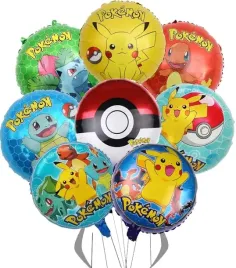 zestaw-balon-foliowy-pokemon-go-pikachu-8szt