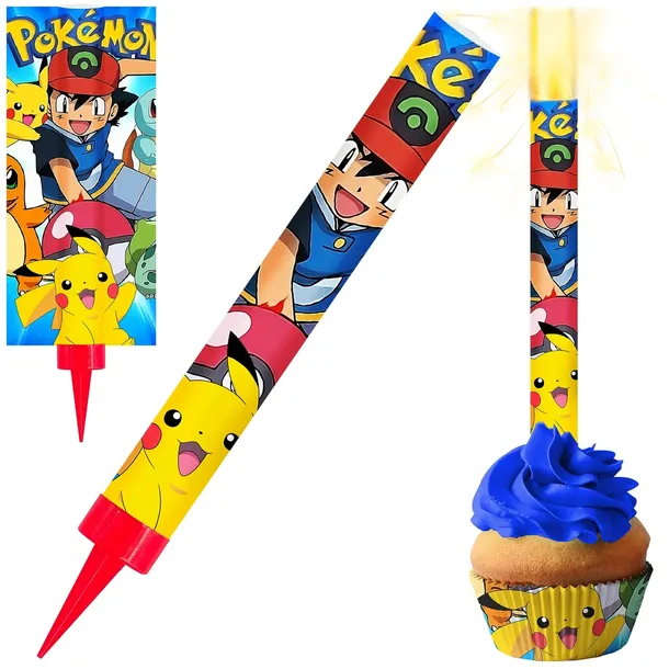RACA NA TORT ŚWIECZKA POKEMON 1SZT